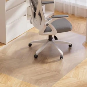 Desk Chair Mat for Hardwood Floor 48"×36" Office PVC Computer Chair Mat Floor Protector for Rolling Chairs