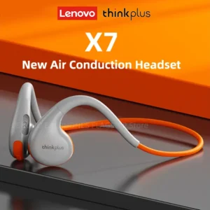 Original Lenovo X7 Air Conduction Headphone Wireless Bluetooth 5.3 Earphones Bone Conduction Sports Headset Outdoor EarHook Mic