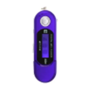 Mini MP3 Player Flash Drive LCD Music Player One Finger Control School Sliver