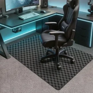 Office Chair Mat for Carpet 48"x36"Gaming Computer Desk Mat for Low Pile Carpet Heavy Duty Floor Protector Mat for Rolling Ch