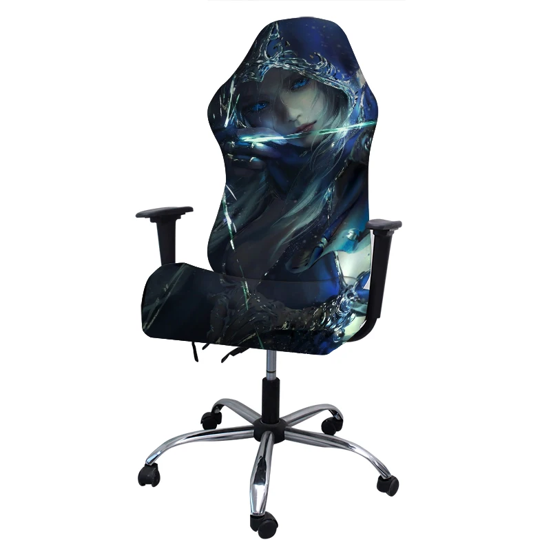 4pcs Gaming Chair Covers With Armrest Spandex Splicover Office Seat Cover For Computer Armchair Protector Cadeira Gamer - Image 12