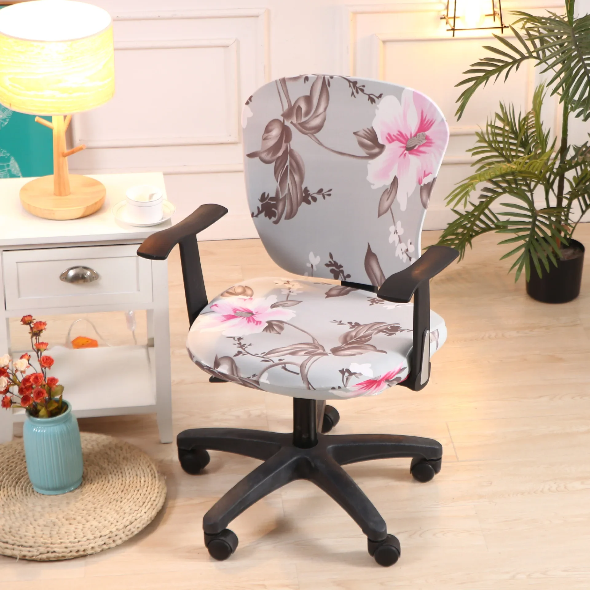 1 Set Office Chair Covers ElasticGaming Chair Covers Lift Removable Computer Armchair Slipcover Rotating funda silla escritorio - Image 2