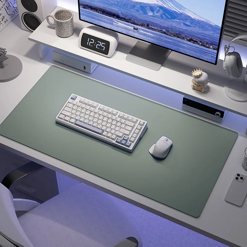 Leather Desk Mat Computer Mat for Desk Large Mouse Pad and Keyboard Mat Desk Protector for Office - Image 10
