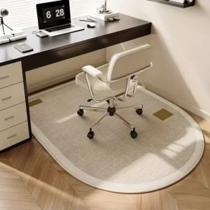 Study desk swivel chair floor mat simple study table soft cushion anti-slip mat bedroom foot mat office chair carpet