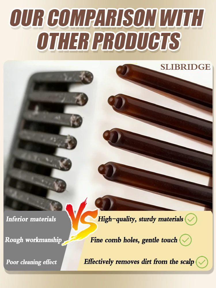 Dandruff removal Combs scalp massage comb hair volumizing Hot selling in 2026,free shipping,Unisex - Image 6