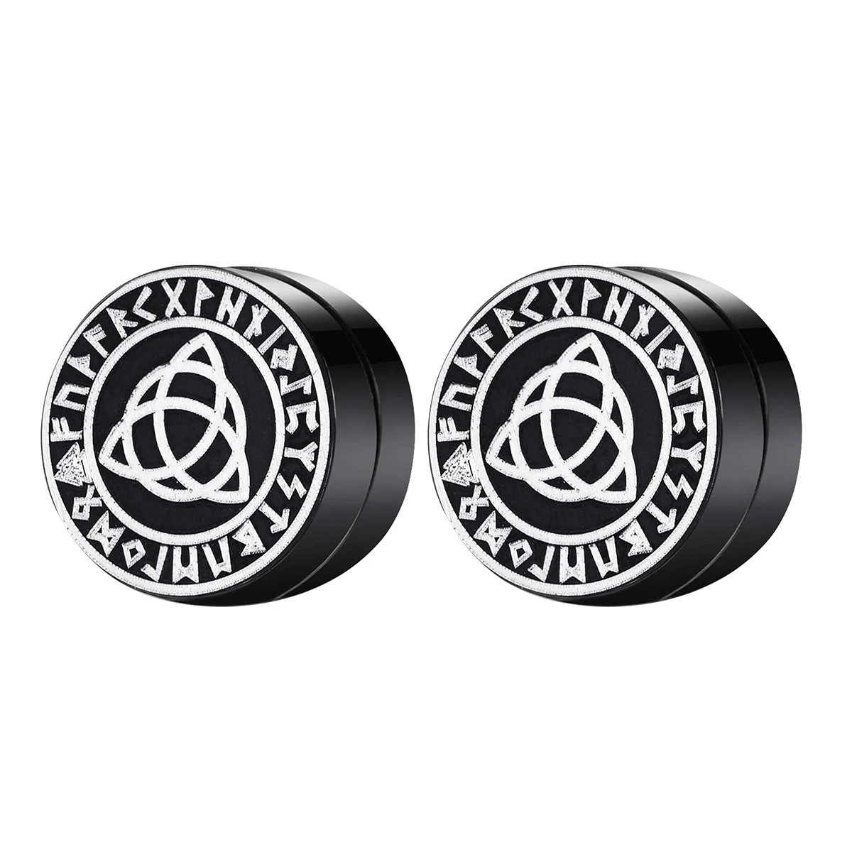 3 Pairs Crystal Strong Magnetic Ear Stud Clip Earrings for Men and Women Punk Round Zircon Magnet Earrings Non Piercing Jewelry - Image 12