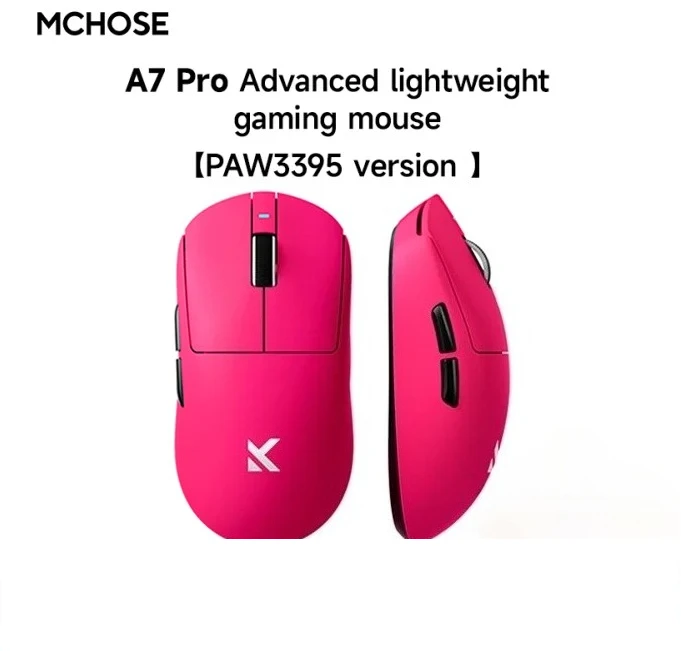 MCHOSE A7 Pro Ultra Mouse E-sports Gaming Bluetooth Wireless Tri-Mode PAW3395 Lightweight Computer Office Ergonomics Accessories - Image 15