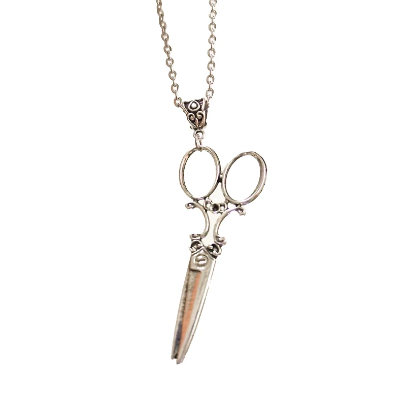 Vintage Scissor Pendant Necklace Women Men Gothic Goth Y2k Steampunk Long Collar Victorian Aesthetic Jewelry Grunge Accessories - Image 6