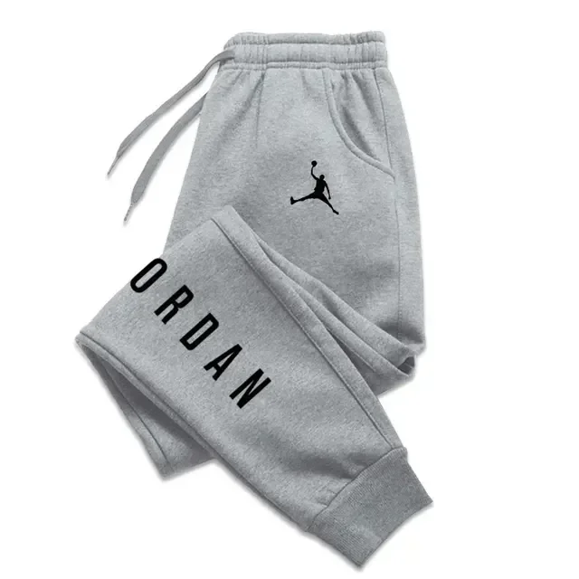New style printed sport pants suitable for both men and women, luxurious long-distance running pants, casual fitness pants - Image 7