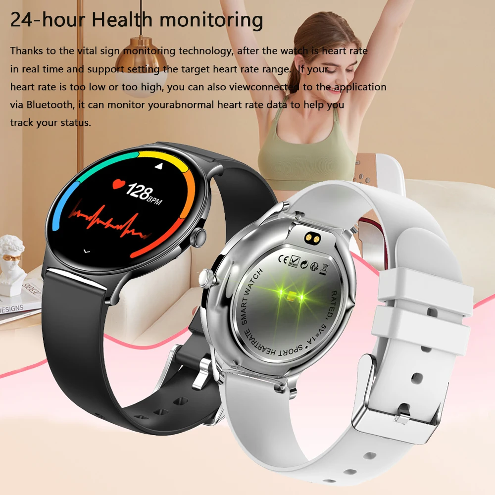 ChiBear Ultra Thin Fashion Smart Watch Women Screen Always Display Time Sports Bracelet Bluetooth Call AMOLED Smartwatch Woman - Image 5