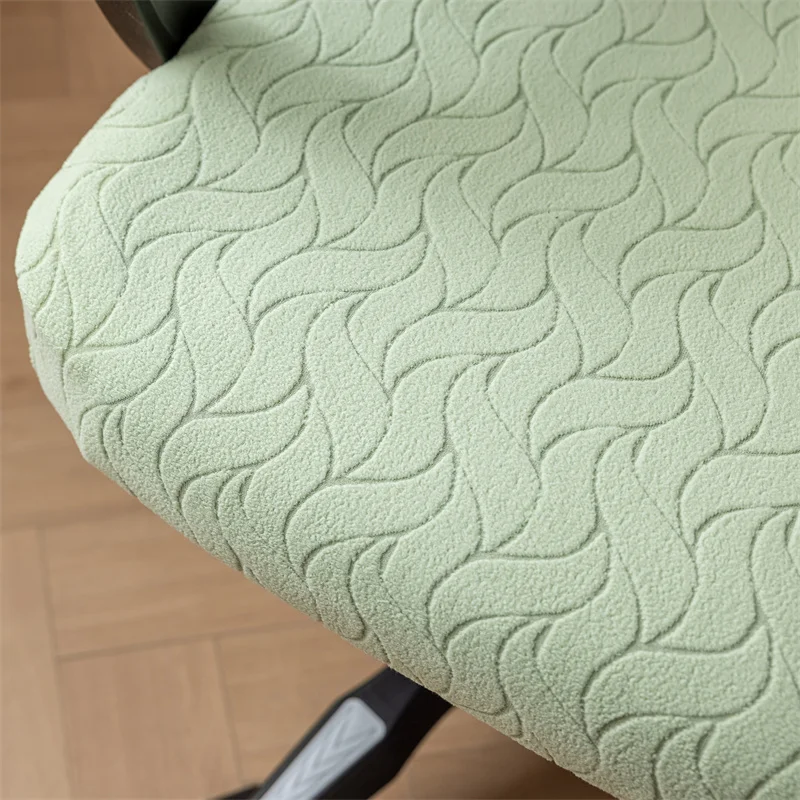 4Pcs/Set Jacquard Office Chair Cover with Armrest Cover Computer Armchair Slipcover Elastic Rotating Lift Gaming Chair Protector - Image 6