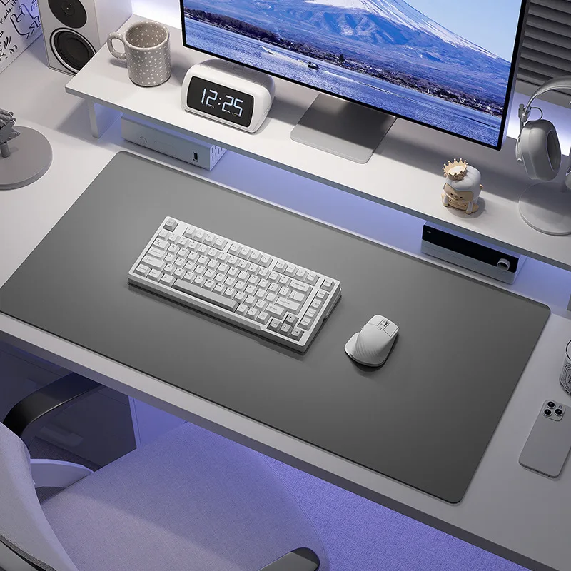 Leather Desk Mat Computer Mat for Desk Large Mouse Pad and Keyboard Mat Desk Protector for Office - Image 8