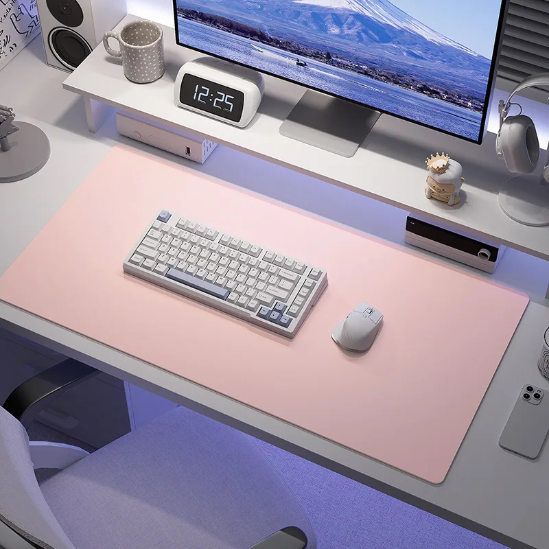 Leather Desk Mat Computer Mat for Desk Large Mouse Pad and Keyboard Mat Desk Protector for Office - Image 6