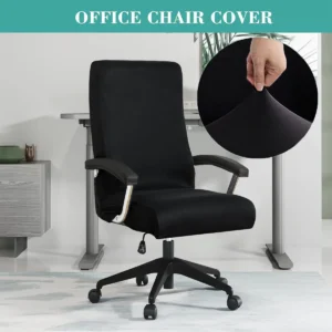 Stretch Computer Office Chair Cover Universal Washable Removable Dogs Cats Pets Protector Spandex Rotating Boss Chair Slipcovers