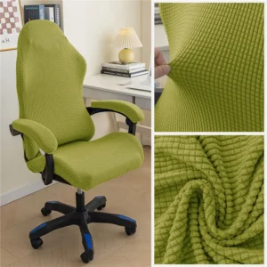 4Pcs/set Corn Velvet Office Gaming Chair Covers Esports Office Computer Game Chair Covers Home Chair Covers