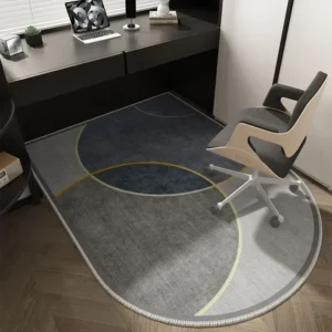VIKAMA Computer Chair Floor Mat Luxury Office Computer Swivel Chair Floor Mat Bedroom Dresser Carpet Home Decor Hall Door Carpet