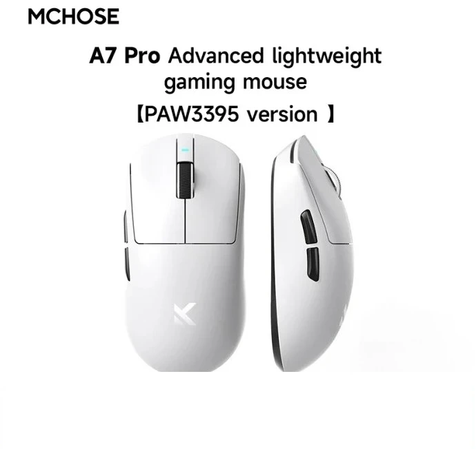 MCHOSE A7 Pro Ultra Mouse E-sports Gaming Bluetooth Wireless Tri-Mode PAW3395 Lightweight Computer Office Ergonomics Accessories - Image 14