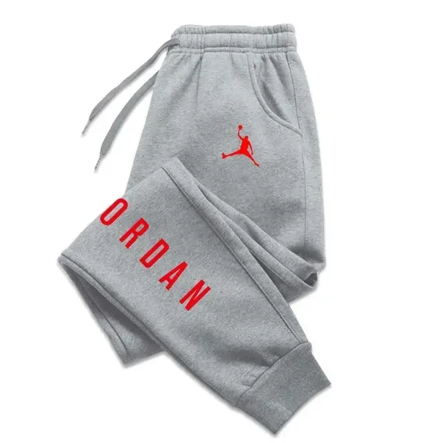 New style printed sport pants suitable for both men and women, luxurious long-distance running pants, casual fitness pants - Image 6