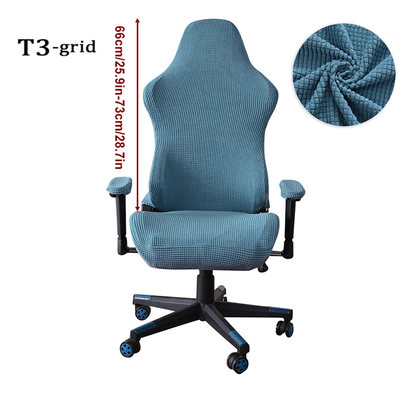 4pcs Gaming Chair Covers With Armrest Spandex Splicover Office Seat Cover For Computer Armchair Protector Cadeira Gamer - Image 4